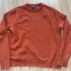 Patagonia Sweater Mens Small Recycled Cashmere Wool in Rust